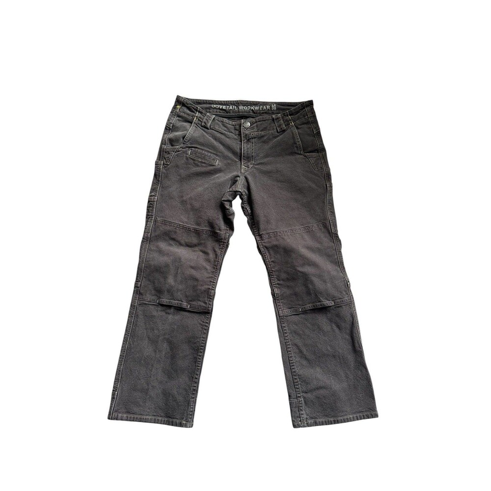 Dovetail Workwear Day Construct Cargo Double Knee Pants Womens‎ 14 Brown Hiking